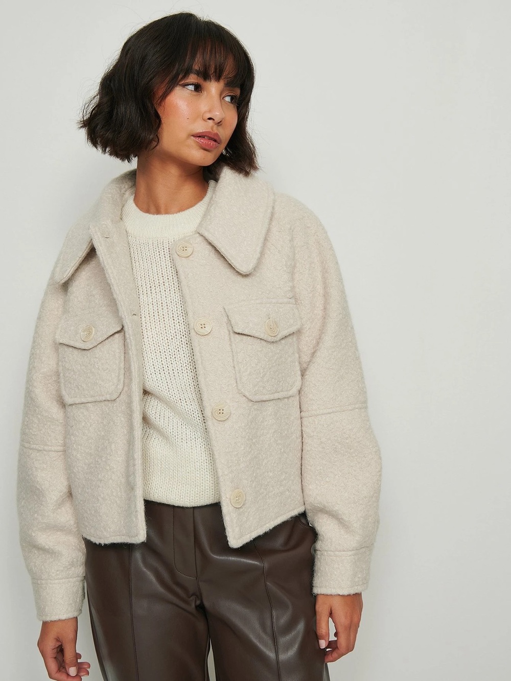NA-KD Big Sleeve Chest Pocket Jacket